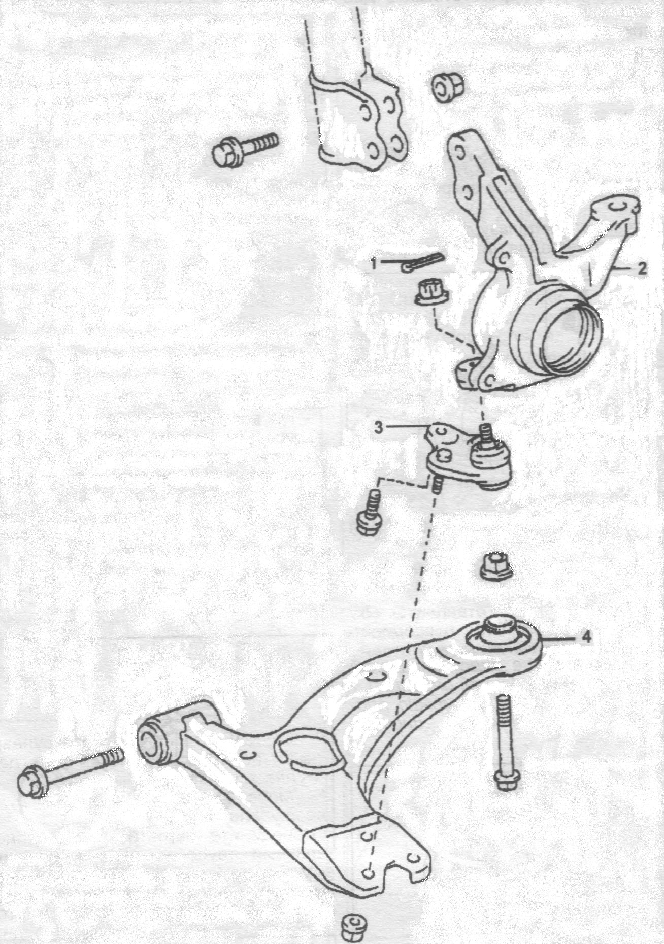 Передняя подвеска TOYOTA COROLLA FIELDER